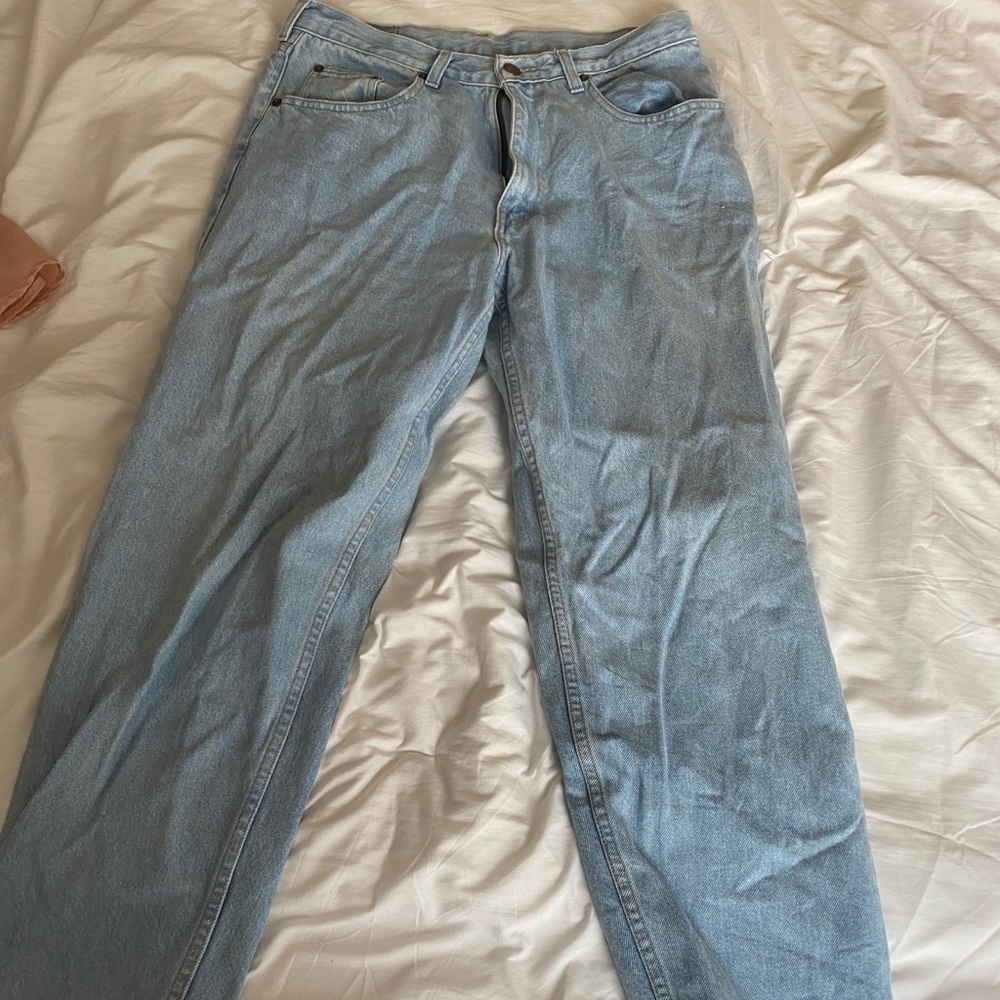 High waisted mom jeans